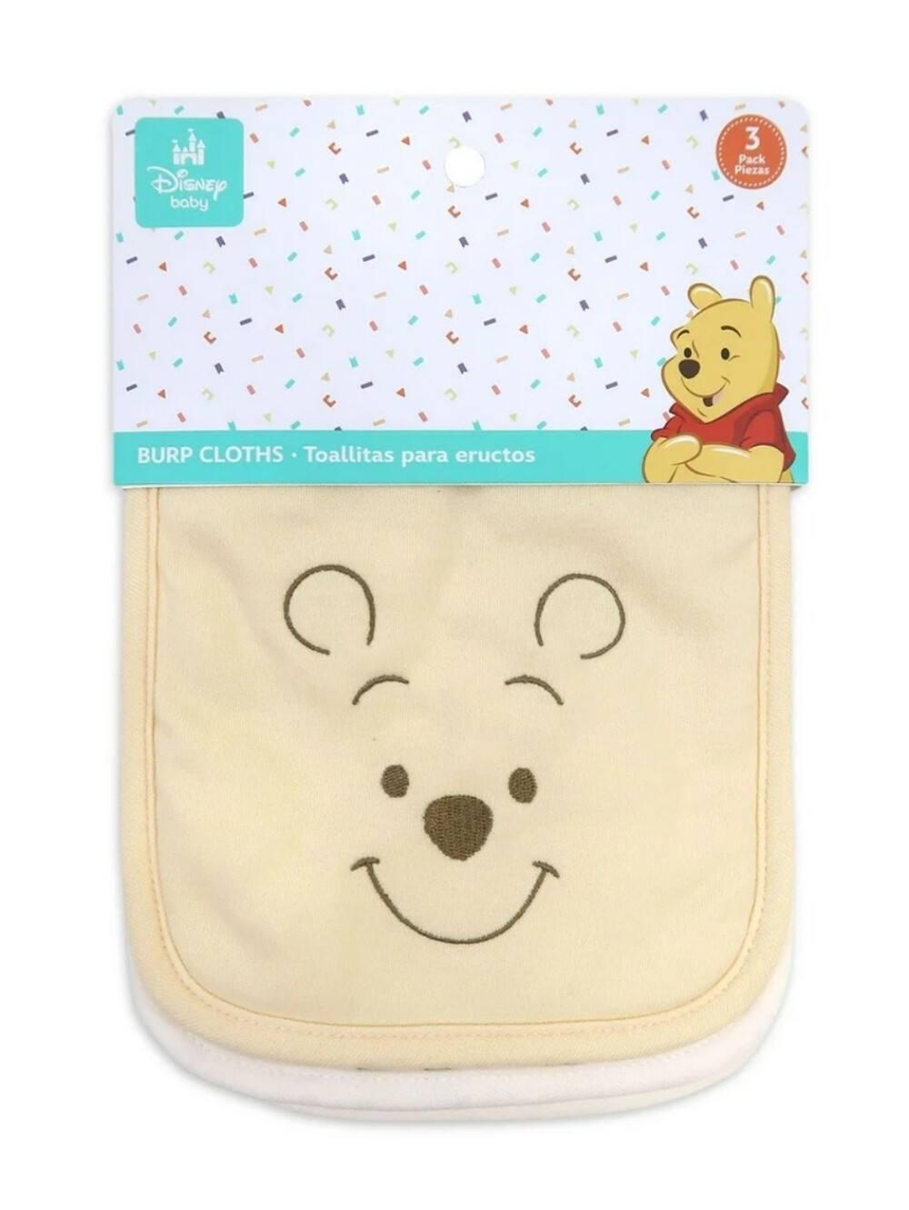 Disney Winnie the Pooh Burp Cloths - 3 Pack